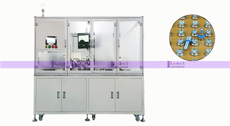 浮动头卡扣连接器自动组装机