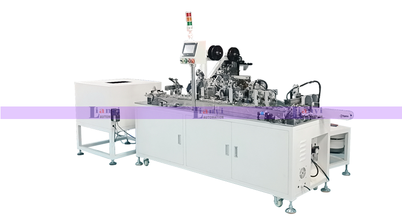 电池盒自动铆压组装电池片设备