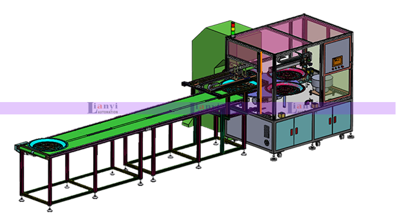 洗衣机底盖半自动化铆压设备